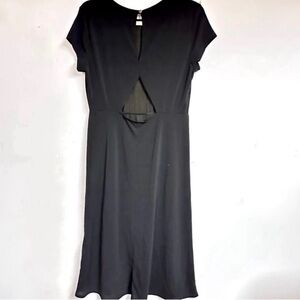 ModCloth Jessy B Black keyhole back dress women’s XL